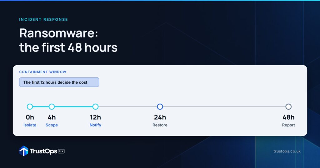 Ransomware: the first 48 hours